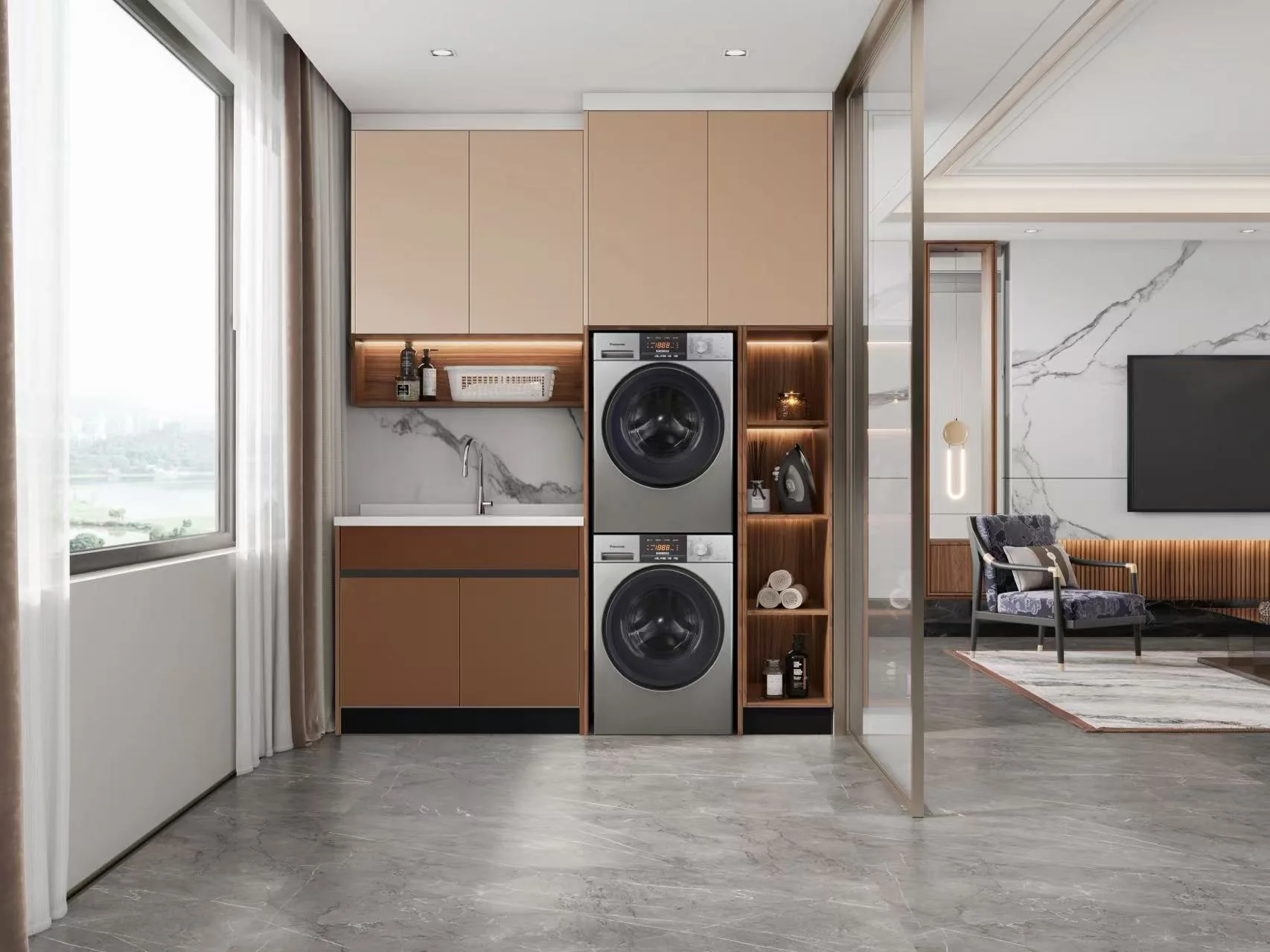 Cloudora — Vanity and Laundry Suite Cloudora — Vanity and Laundry Suite